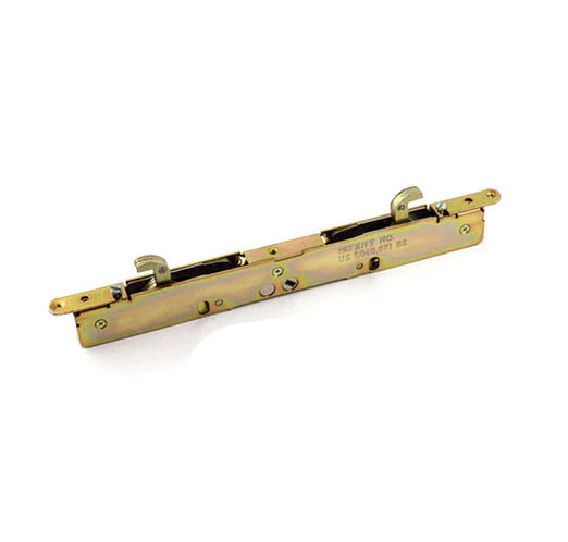 2-Point Double Hook Sliding Door Lock, Center Drive, With Faceplate-Countryside Locks