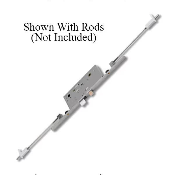 Ashland Active Concealed Rod 60/92, 1-1/16" x 16" Radius Faceplate Backset: 2-3/8 inch (60 mm)-Countryside Locks
