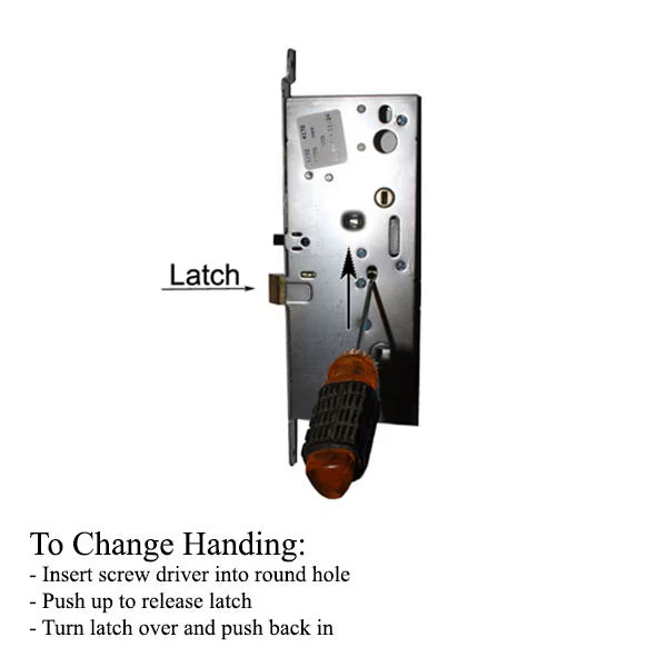 Mortise Lock Active Multi-Point Lock Body Fits 2-3/8" Backset Marvin Ultimate Inswing Doors-Countryside Locks