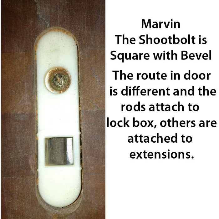 Mortise Lock Active Multi-Point Lock Body Fits 2-3/8" Backset Marvin Ultimate Inswing Doors-Countryside Locks