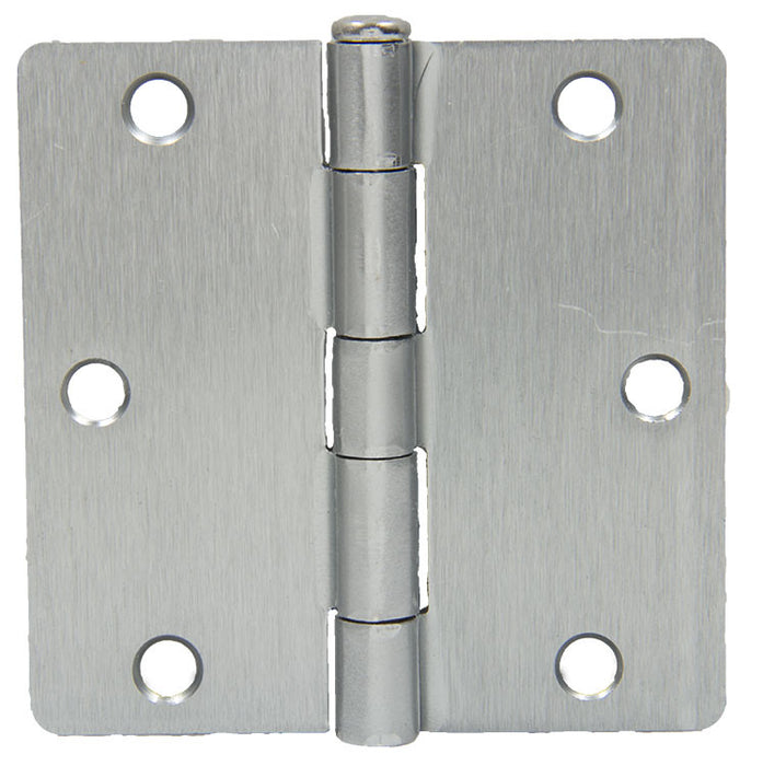 Atrium Door Hinge 3.5 X 3.5 Inch, 1/4 Radius Corners, Residential, Steel Each Pair-Countryside Locks