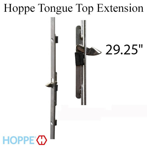 Hoppe 16MM Multipoint Manual Top Extension, Tongue at 29.25", 48.03" Length-Countryside Locks