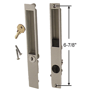CS Lock Daryl Patio Door Flush Mount Handle With Key Lock-Countryside Locks