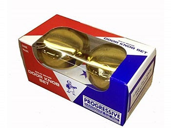 Progressive 2600/3 - 2 1/4 Replacement Knob Set - Solid Brass-Countryside Locks