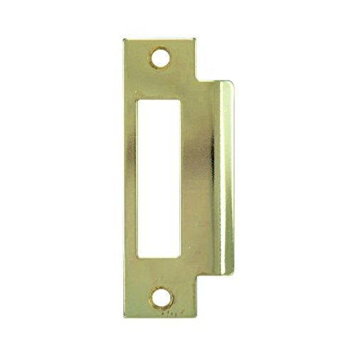 Marks Lock Brass Mortise Strike Plate (Large Hole) 4-7/8"-Countryside Locks