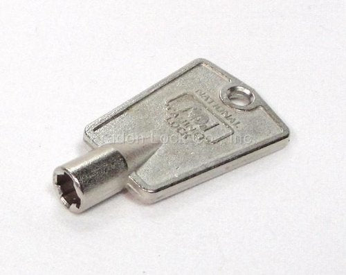 CS Lock Freezer Key Cross Pattern National D8590 2 Pack-Countryside Locks