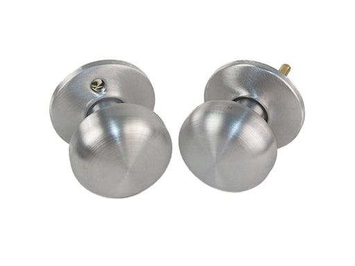 MARKS 22AC KNOBS ROSE KIT SATIN CHROME FOR MARKS 22AC-Countryside Locks