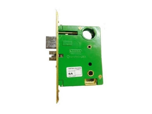 Marks 6A/3, 6 Series Grade 2 for Handlesets Design, Polished Brass, Entrance Lock Set, Sectional Mortise Entry Lockset Body Only-Countryside Locks