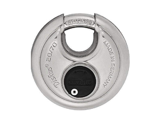 ABUS 20/70 Diskus Stainless Steel Padlock Keyed Different-Countryside Locks