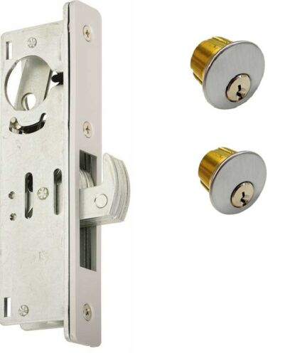 Adams Rite Type Store Front Door Hook Bolt Lock Body Deadbolt With 2 Cylinders-Countryside Locks