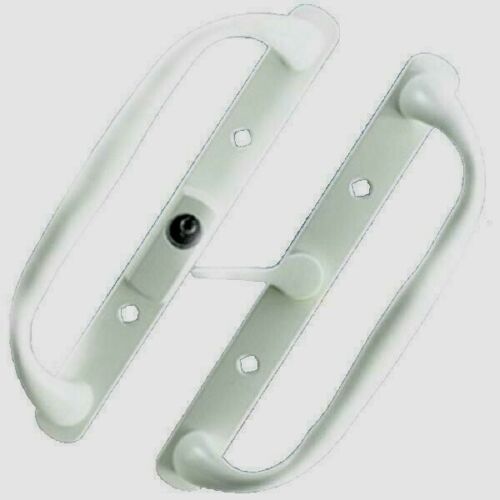 CS Lock Patio Door Handle Set White Replacement - Offset Lock White-Countryside Locks