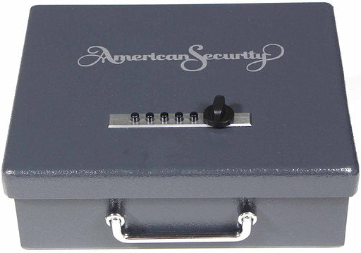 Handgun Safe, Portable, 12.5" Width x 4.25" Depth x 10.25" Height, 10 Gauge Solid Steel, Granite Textured-Countryside Locks