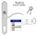 Hoppe Munchen Active Handle Set Satin Nickel-Countryside Locks