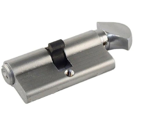 Euro Single Profile Full Cylinder With Three Keys 4" Long Finishes Satin Nickel SC1-Countryside Locks