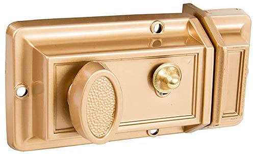 Solid Brass Cylinder - Surface Mount Rim Nightlatch-Countryside Locks