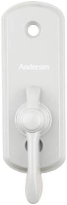 Andersen Albany Style Gliding Door Thumb Latch in White Color-Countryside Locks