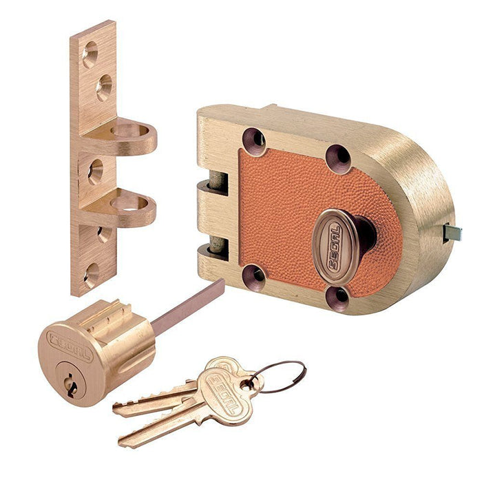 Segal Single Cylinder Deadbolt - Genuine Jimmy Proof Lock - 667-Countryside Locks
