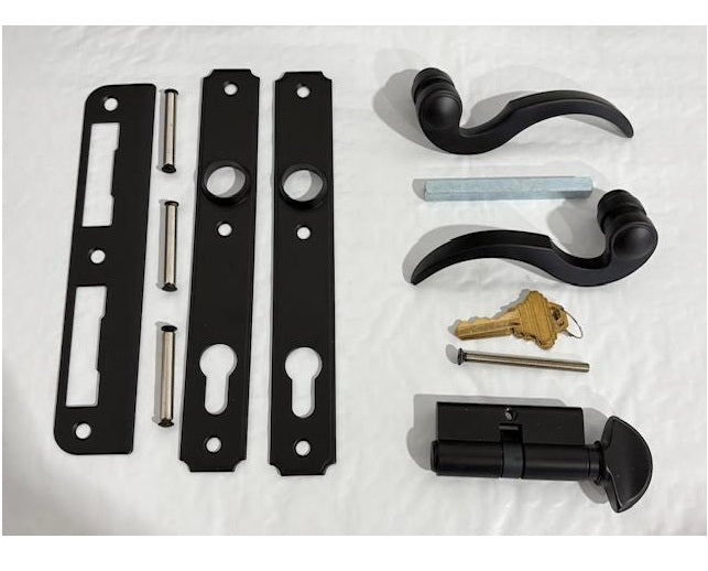 Atrium Door Mortise Lock Trim Set-Countryside Locks