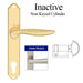 HOPPE Multipoint Handle Set with Toronto Lever Inactive Resista Satin Nickel-Countryside Locks