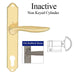 HOPPE Multipoint Handle Set with Toronto Lever Inactive Oil Rubbed Brass-Countryside Locks