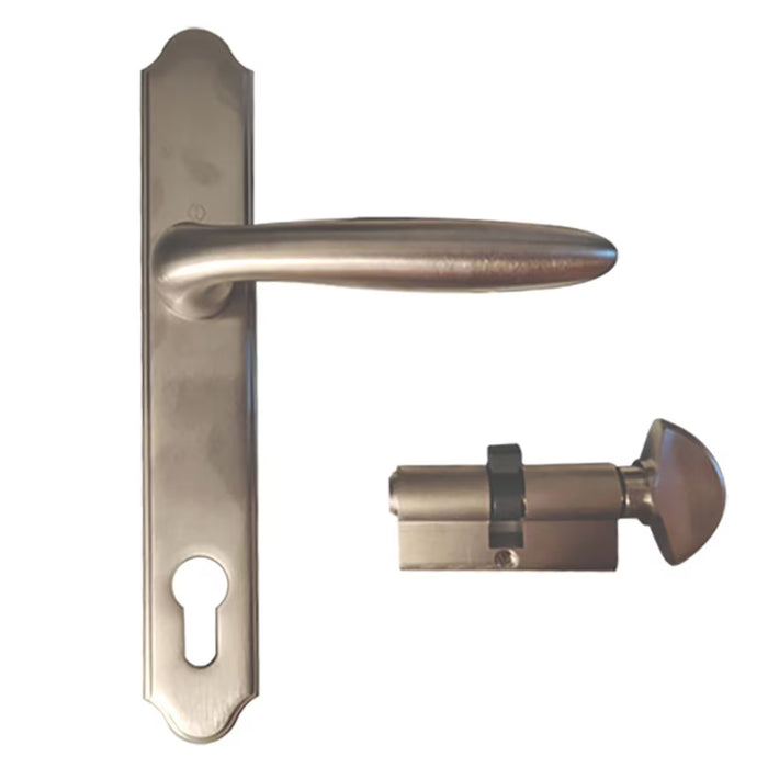 Hoppe Active Verona Handle Set M151/374N Satin Nickel-Countryside Locks