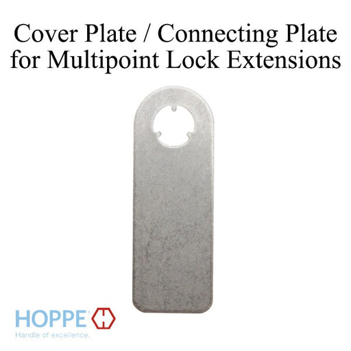 Hoppe Multipoint Cover Plate - Shootbolt Extension - Stainless-Countryside Locks