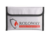 Small Fireproof Bag (5 x 8 inches), Non-itchy Fireproof Money Bag for Cash, Valuables, Passport, Currency-Countryside Locks