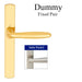 HOPPE Multipoint Lock Handle Set with Verona Lever Dummy Pair Satin Nickel-Countryside Locks
