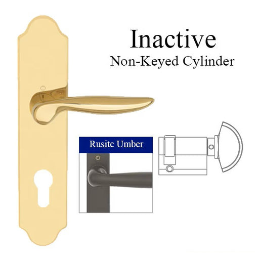 Hoppe Toronto M1020 / 3965N Inactive Handleset – Rustic Umber-Countryside Locks
