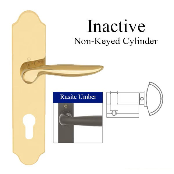 Hoppe Toronto M1020 / 3965N Inactive Handleset – Rustic Umber-Countryside Locks