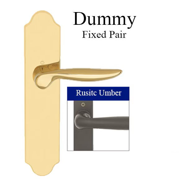 Hoppe Toronto M1020 / 3965N Dummy Pair Handleset – Rustic Umber-Countryside Locks