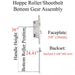 Hoppe Multipoint Lock 16MM MANUAL GEAR, 60/92, ROLLER-SHOOTBOLT, ROLLER @ 24.41", 1" DEADBOLT THROW-Countryside Locks