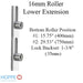 Hoppe Multipoint Lock 16MM Manual 4 Roller Gear, 35/92, Rollers @15.75 & 29.53", 1" D/B-Countryside Locks