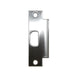 Don-Jo ST-161-626 Strike Plate, 4-7/8 in L, 1-1/4 in W, Brass, Satin Chrome-Countryside Locks