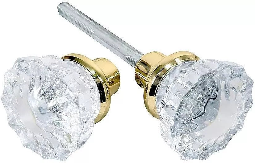 Tuff Stuff Tools Mortise Lock Crystal Glass Door Knob Replacement Set ...
