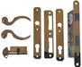 Atrium Door Lock Set Replacement For Atrium Doors Brass-Countryside Locks