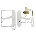 Larson Certified Storm Door M2 Mortise Handle Set (White)-Countryside Locks