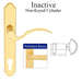HOPPE Multipoint Handle Set with Munchen Lever Inactive Resista Brass-Countryside Locks