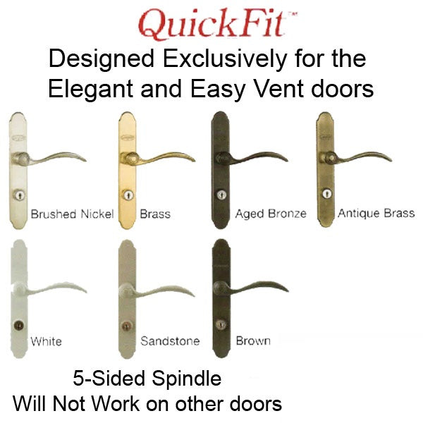 Larson QuickFit 5 Sided Spindle Mortise Lock Body NO Trim-Countryside Locks