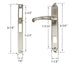 Wright Storm Door Mortise Lock Set Single Key Cylinder Multiple Finishes-Countryside Locks