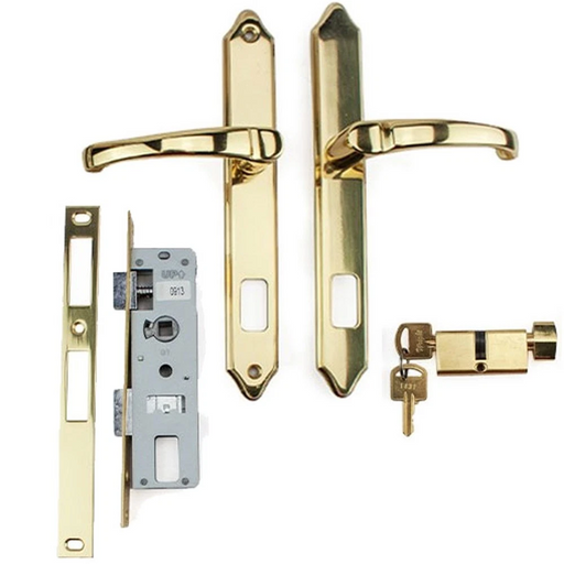 Wright Storm Door Mortise Lock Set Single Key Cylinder Multiple Finishes-Countryside Locks