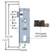 Wright Storm Door Mortise Lock Set Single Key Cylinder Multiple Finishes-Countryside Locks