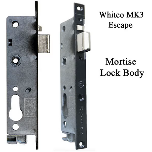 Whitco Tasman MK3 Escape Mortise Lock, NO Cylinder-Countryside Locks