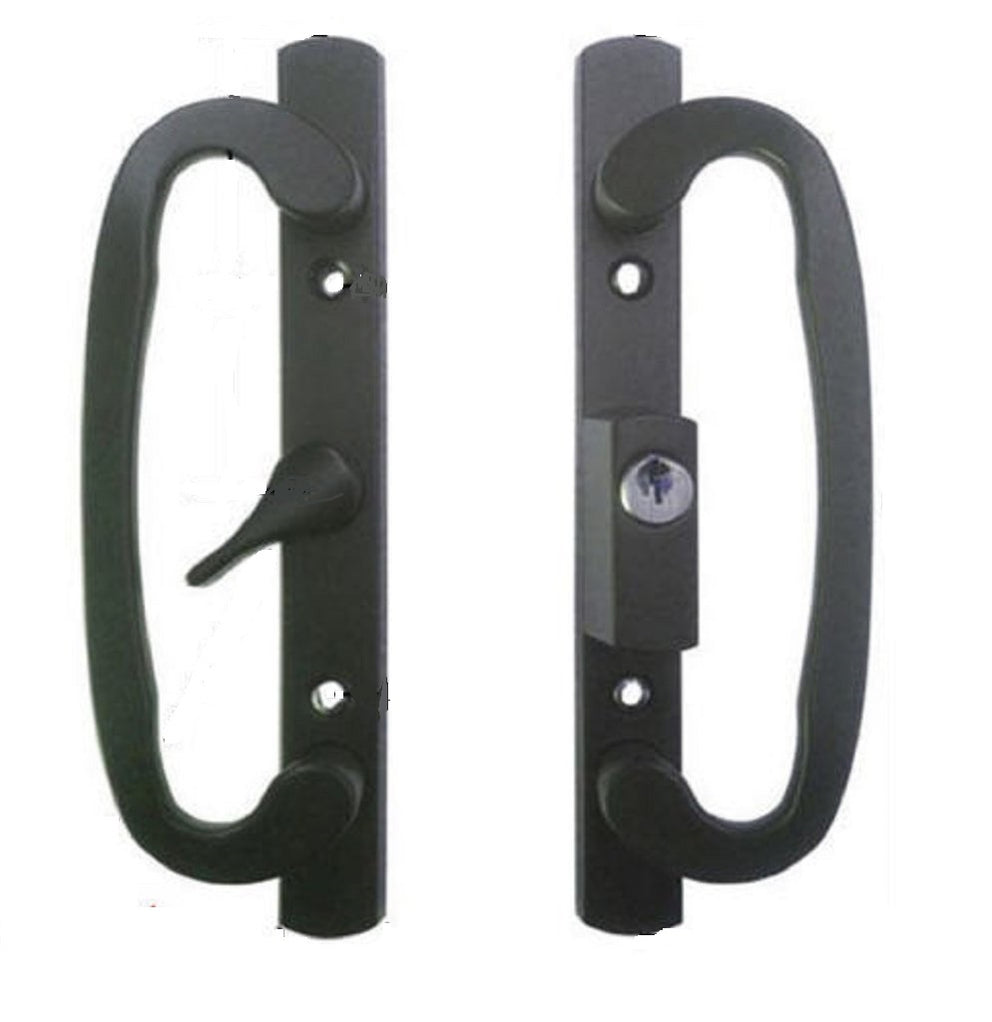 CS Lock Sliding Glass Patio Door Handle Set, Mortise Type APosition C