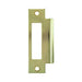 Marks Lock Brass Mortise Strike Plate (Large Hole) 4-7/8"-Countryside Locks