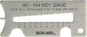 Key Gauge Schlage Lock Company-Countryside Locks