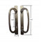 STB Sliding Glass Patio Door Handle Set, Mortise Type, B-Position, Non-Keyed, Bronze, 3-15/16" Screw Holes-Countryside Locks