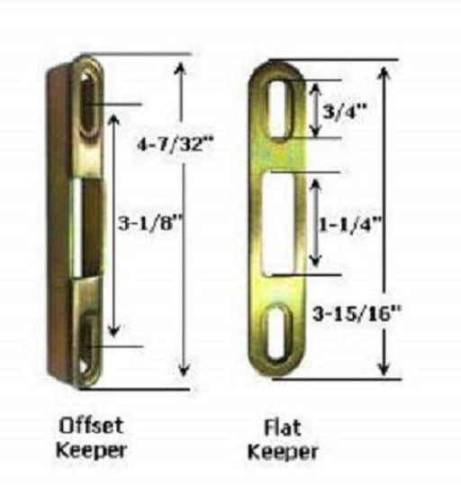 CS Lock Sliding Glass Patio Door Keeper-Countryside Locks