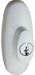 Andersen Tribeca Style Exterior Keyed Lock with Keys Left Hand in White-Countryside Locks