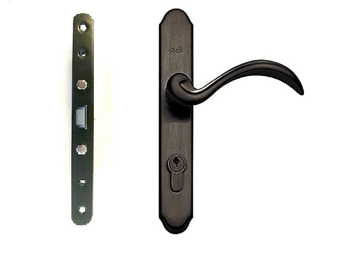 Pella Storm Door Trim Only, Off Center Cylinder With Lock Body Oil-Rubbed Bronze-Countryside Locks